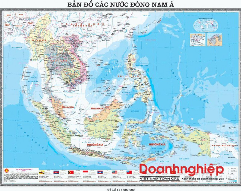 Tìm hiểu về vị trí địa lý các nước trong khu vực Đông Nam Á